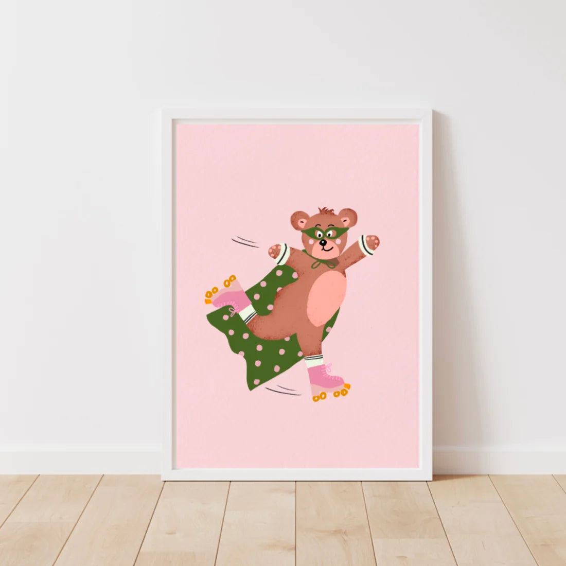 Superhero Bear print-Little Fish Co.