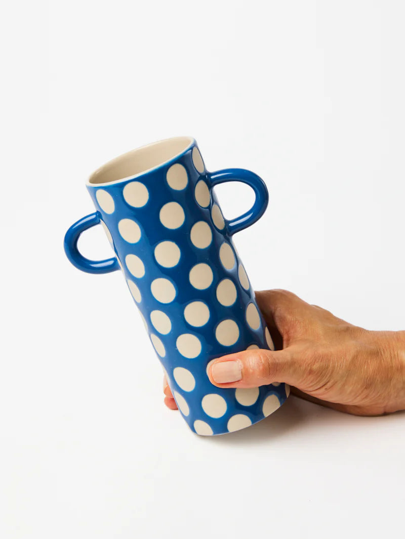 Griffe Blue Spot Bud Vase-Little Fish Co.