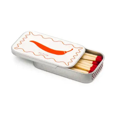 Chili Matchbox Tin-Top 30 Party-Little Fish Co.