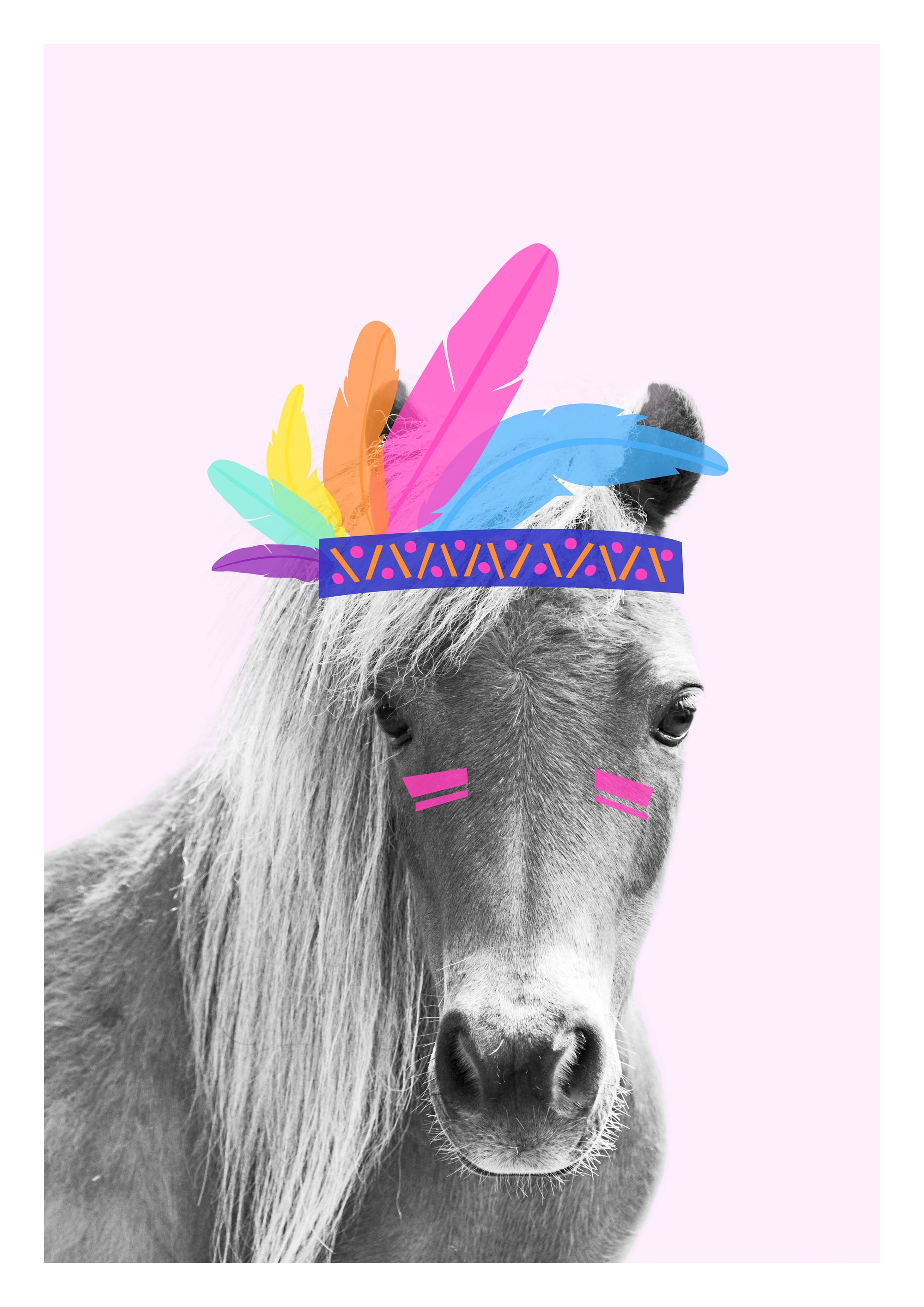 Horse chief Print-Art-Little Fish Co.