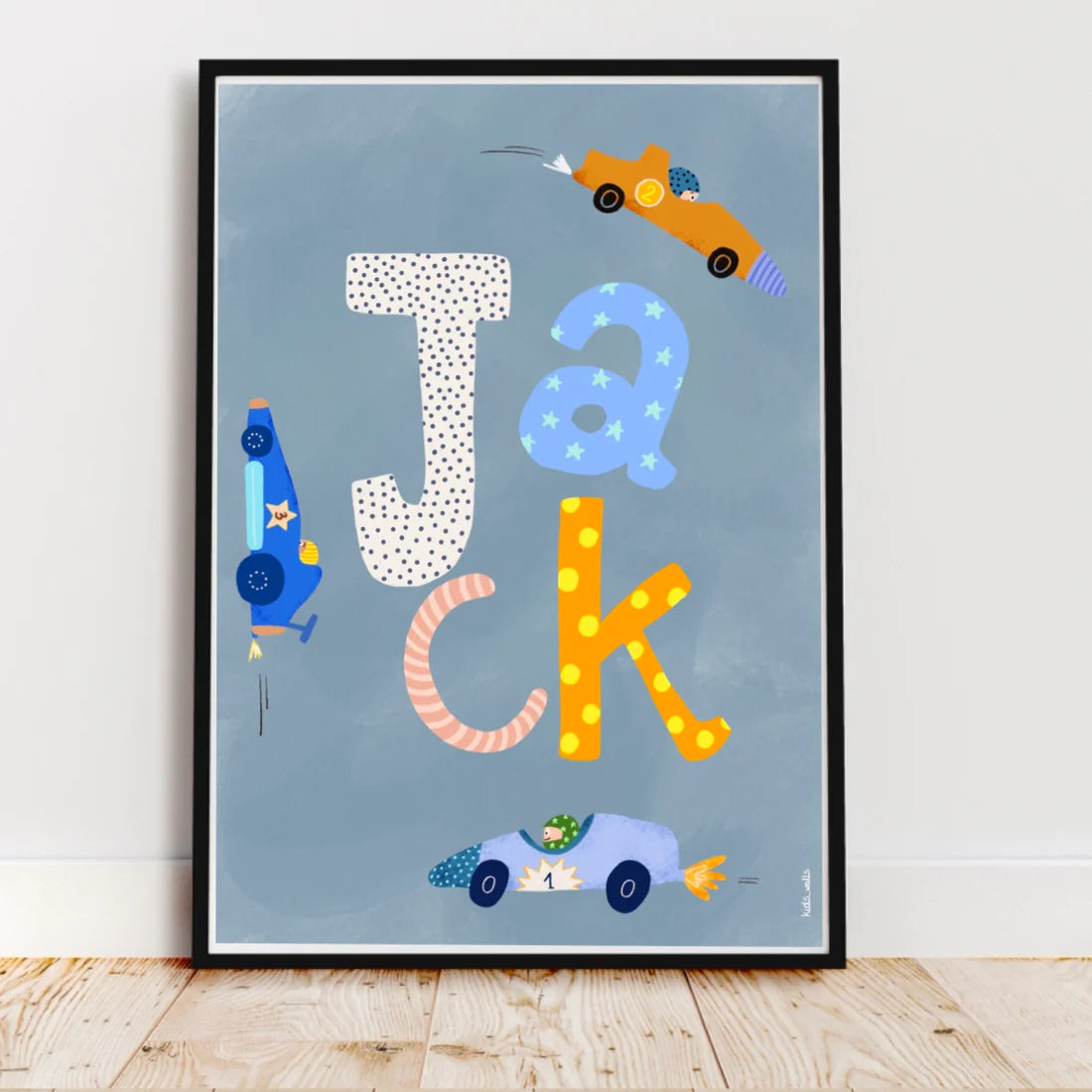 Custom Name Print - Cars-Little Fish Co.