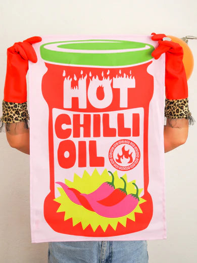 Hot Chilli Tea towel-Top 30 Decor-Little Fish Co.