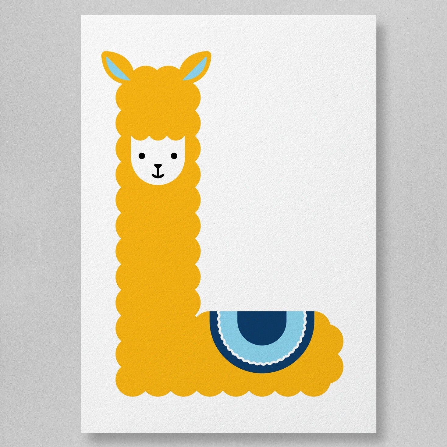 L is for Llama-Art-Little Fish Co.