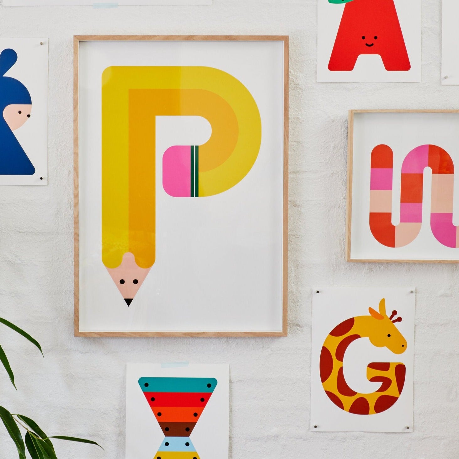 G is for Giraffe-Art-Little Fish Co.