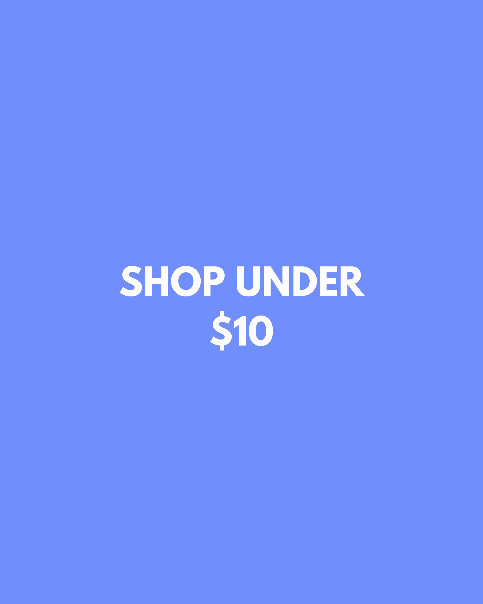 Shop under $10