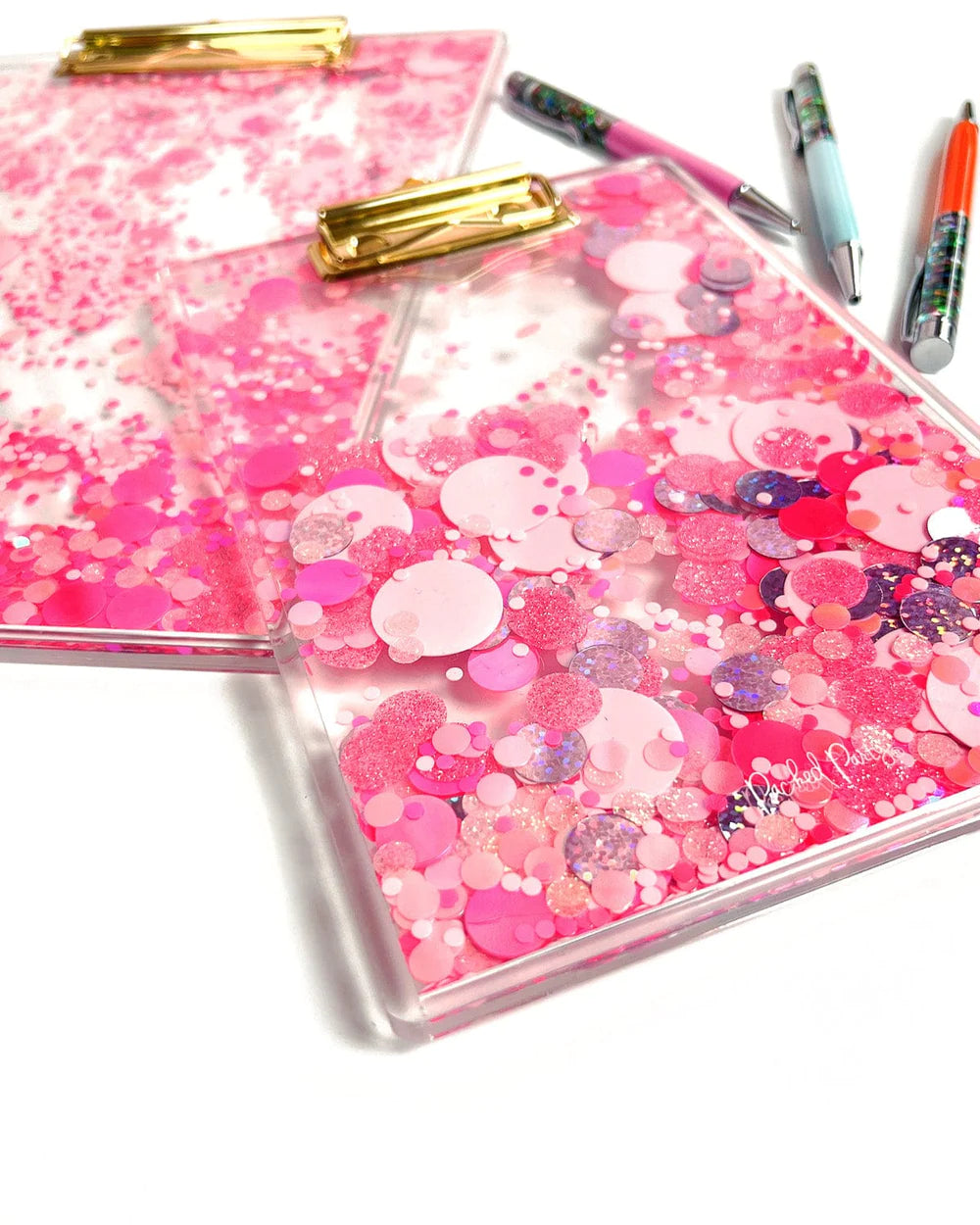 Pink Confetti Clip Board-Little Fish Co.