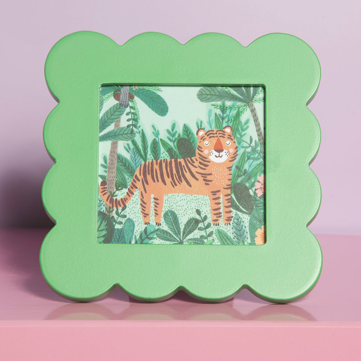 Green Petal Frame Small-New Arrivals-Little Fish Co.