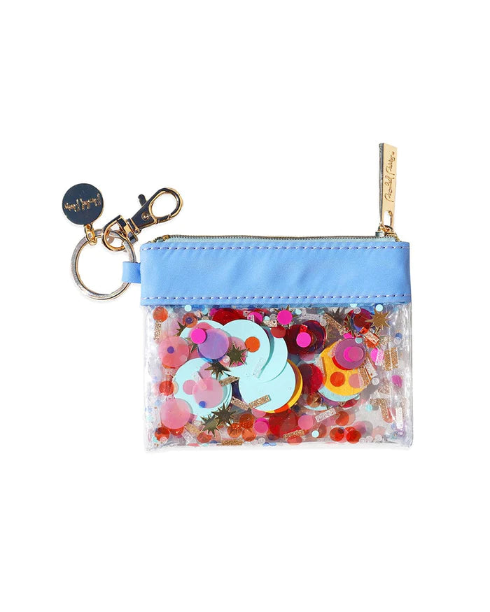Confetti mini wallet keychain-Little Fish Co.