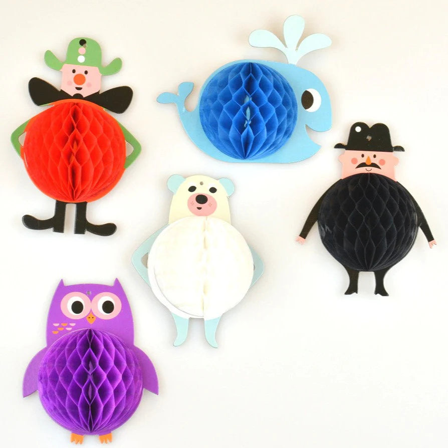 Honeycomb Character Parade by Omm Design-Fun-Little Fish Co.