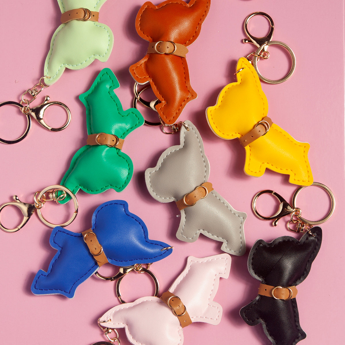 So French Key ring - colours various-New Arrivals-Little Fish Co.