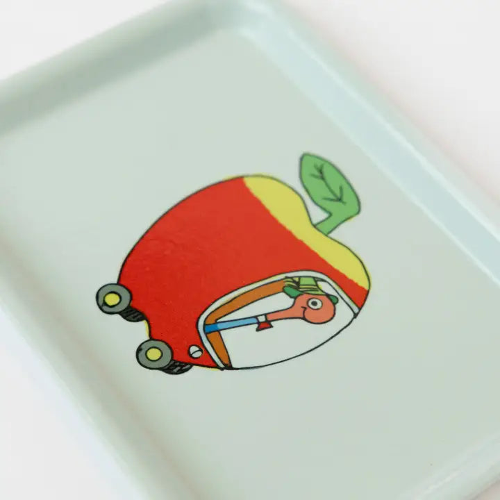 3P4 X Richard Scarry® - Apple Car Vintage Tray
