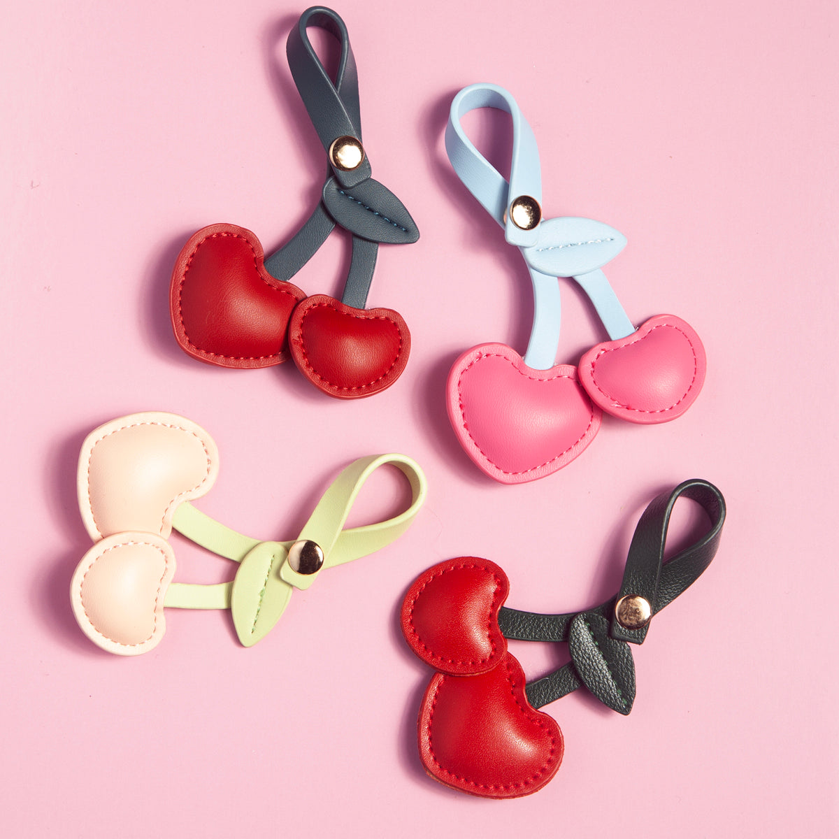 Mon Cherrie Key ring - colours various-New Arrivals-Little Fish Co.