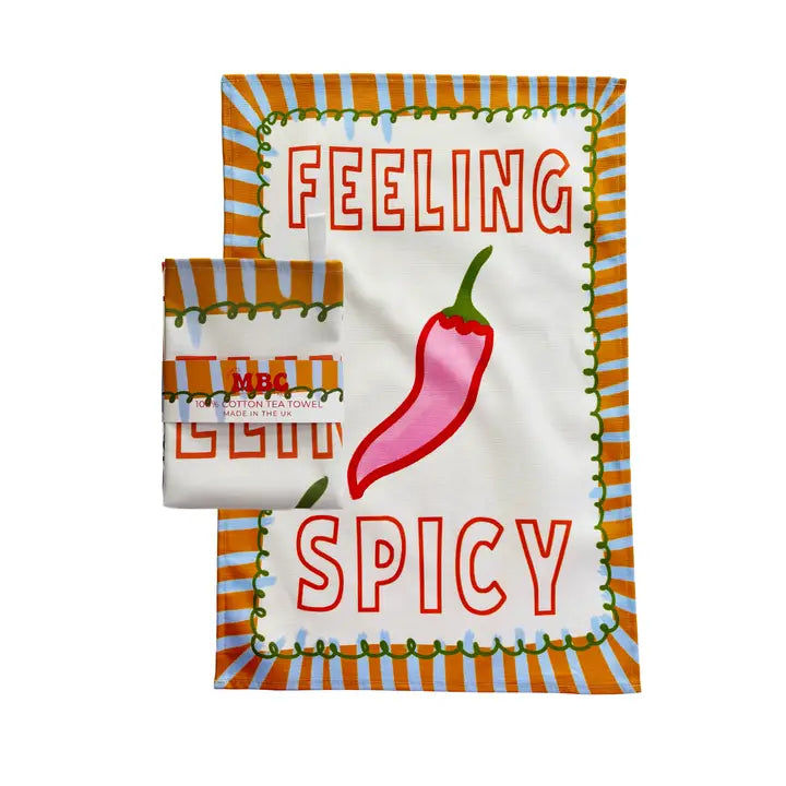 Feeling Spicy Tea towel-New Arrivals 2025-Little Fish Co.