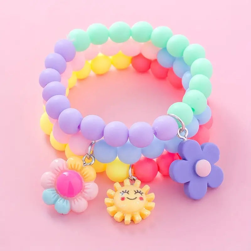 Multi colour Charm bracelet - Kids-Little Fish Co.