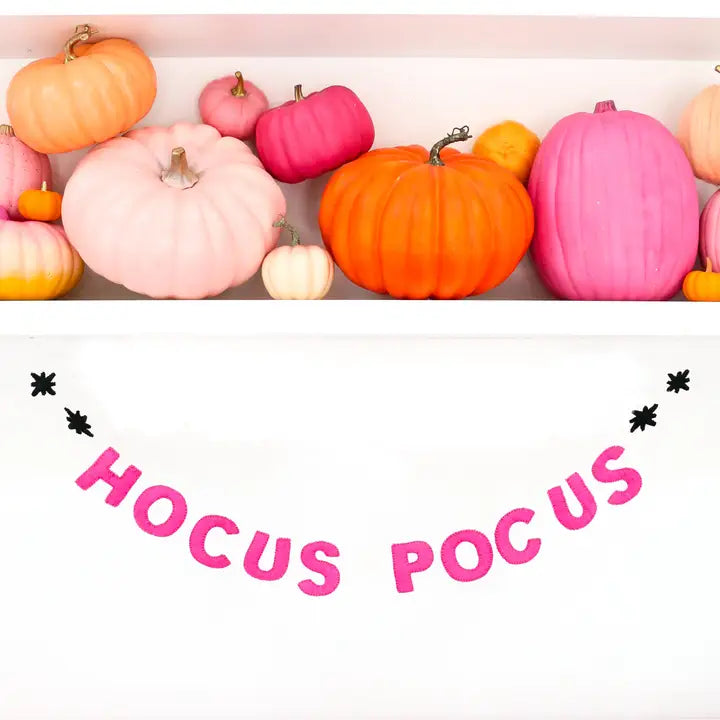 Hocus Pocus Felt Halloween Garland-Little Fish Co.