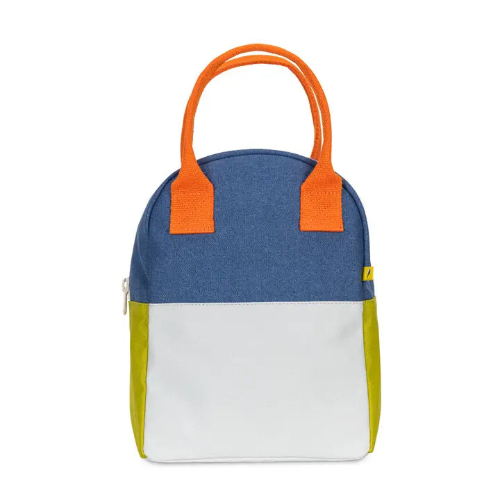 Machine washable Zipper lunch bag - Two Tone