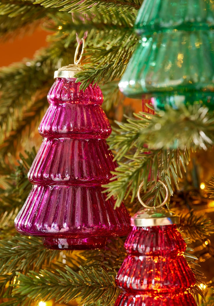 Glass Tree Decoration