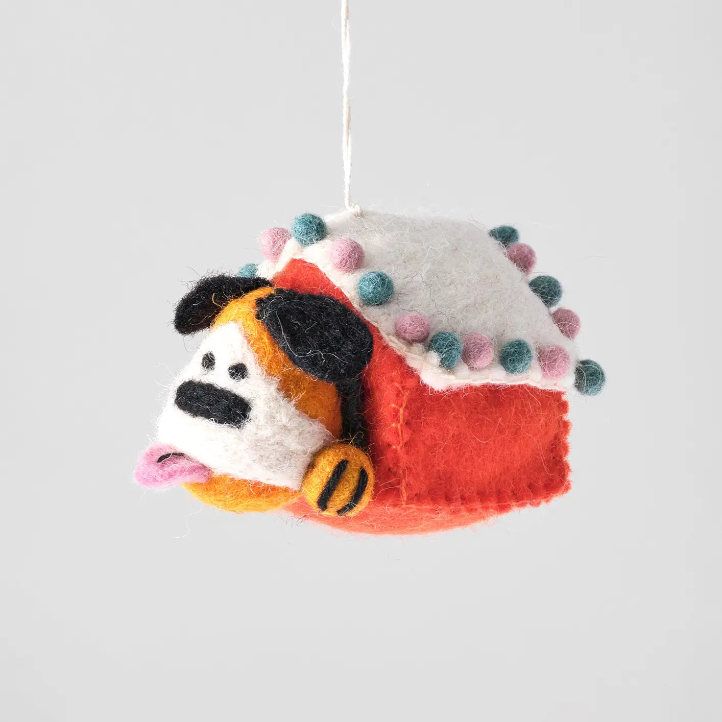 Roger, Dog Hanging Felt Ornament
