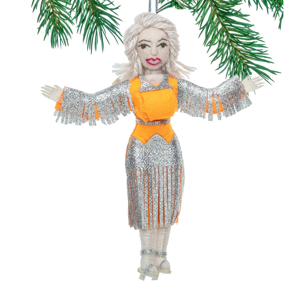"Country Time" Dolly Parton Felt Ornament