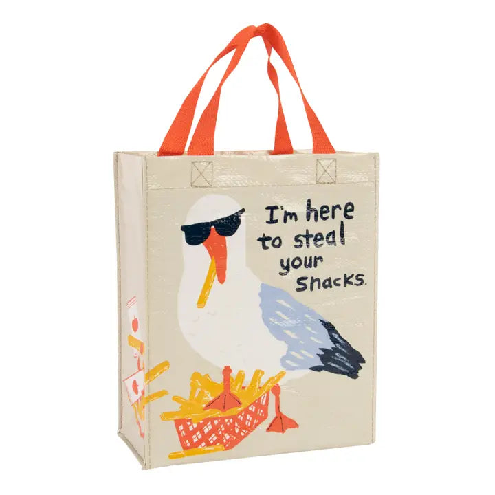 Handy tote bag - steal your snacks-Little Fish Co.