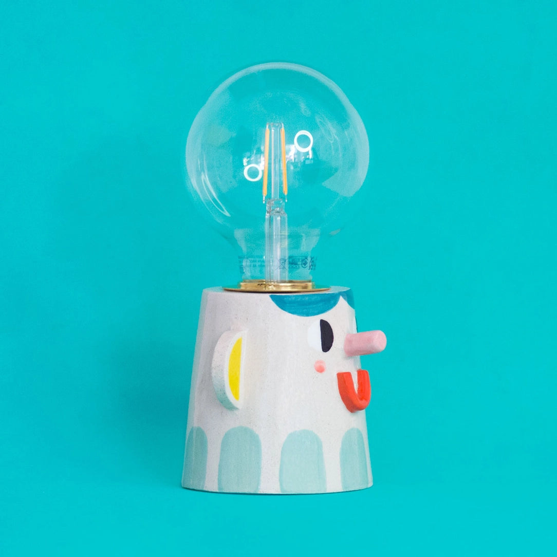 Good Friends Ceramic Lamp - Mint-Little Fish Co.