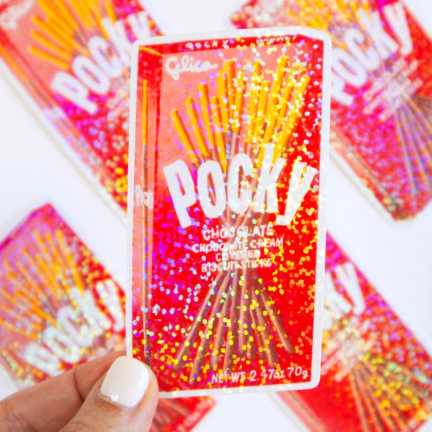 Pocky sticks glitter sticker-New Arrivals 2025-Little Fish Co.