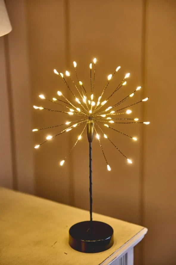 Mini Table Starburst light in Black-Little Fish Co.