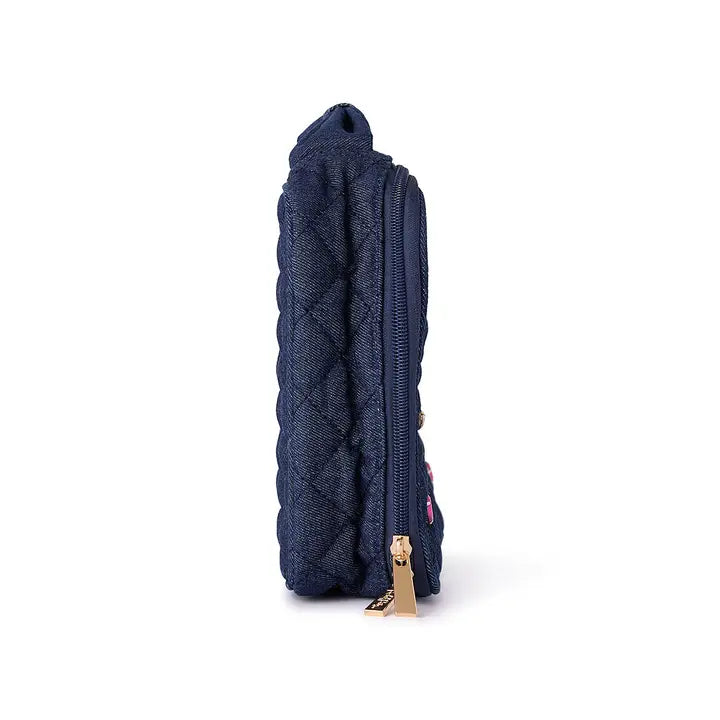 Bejeweled quilted lunch bag-Little Fish Co.