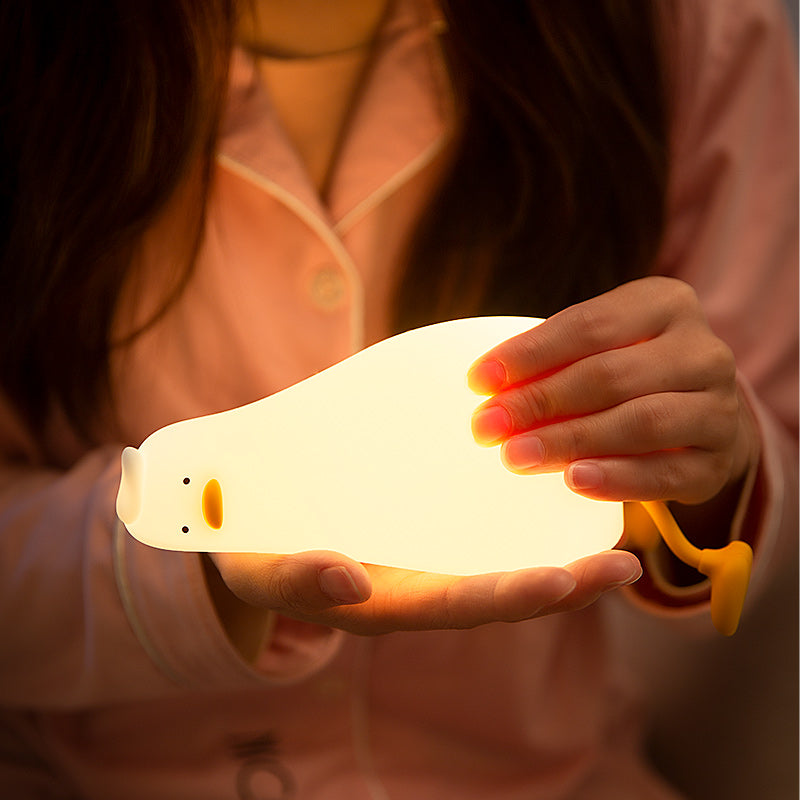Laying Duck Silicon night light-Top 30 Decor-Little Fish Co.