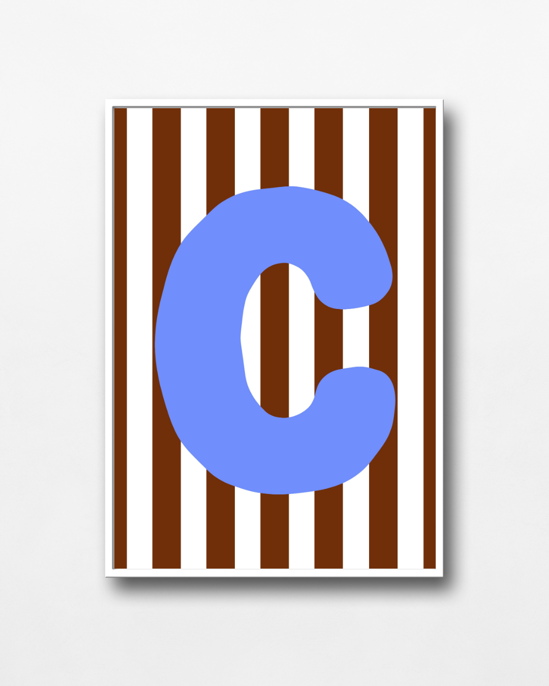 Circus Initial Print Letter C-Top 30 Art-Little Fish Co.