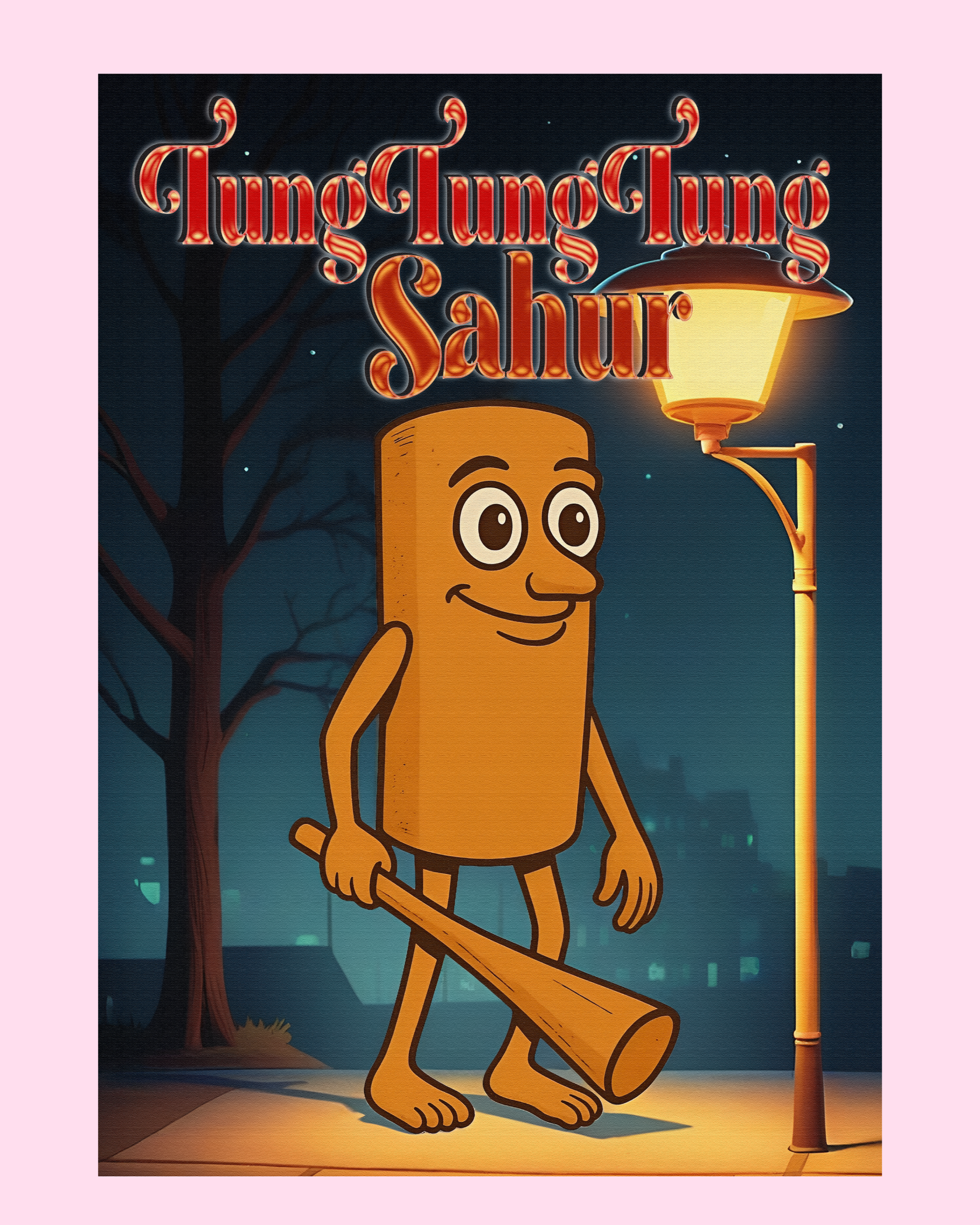 Italian Brain rot - Tung Tung Tung Sahur-Art-Little Fish Co.