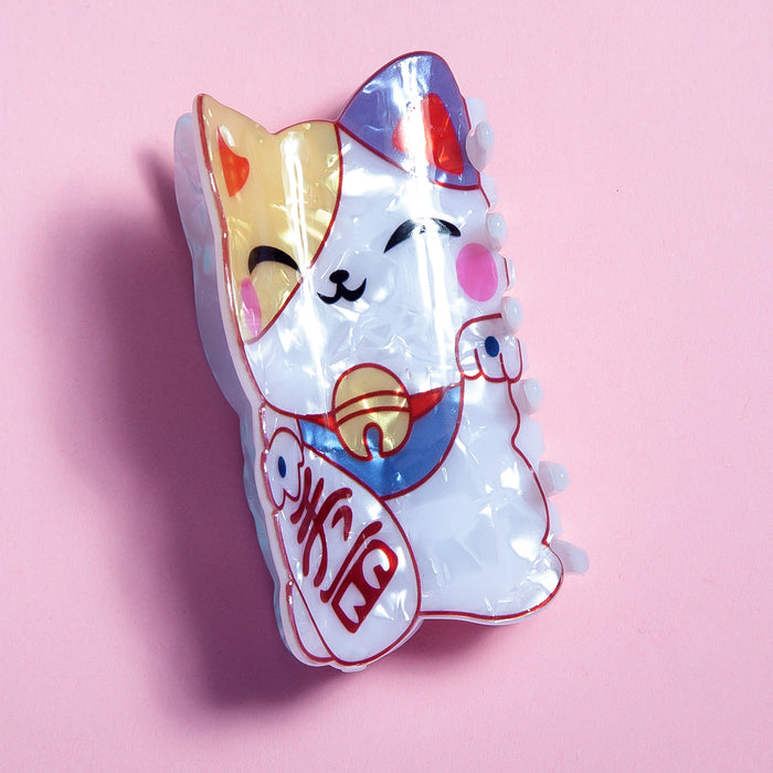 Lucky Cat Hair Claw-Apparel & Accessories-Little Fish Co.