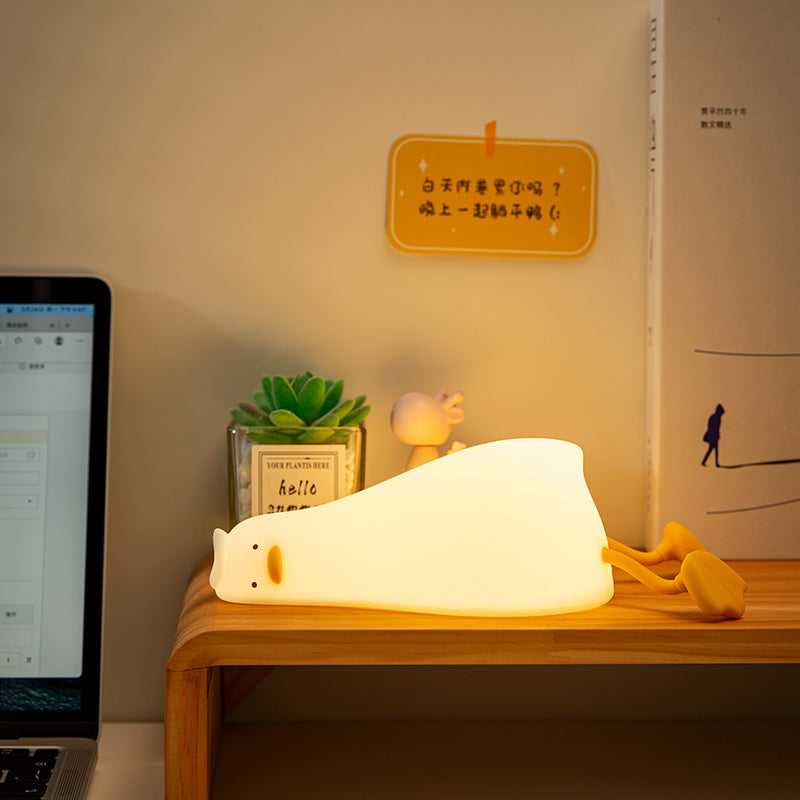 Laying Duck Silicon night light-Top 30 Decor-Little Fish Co.
