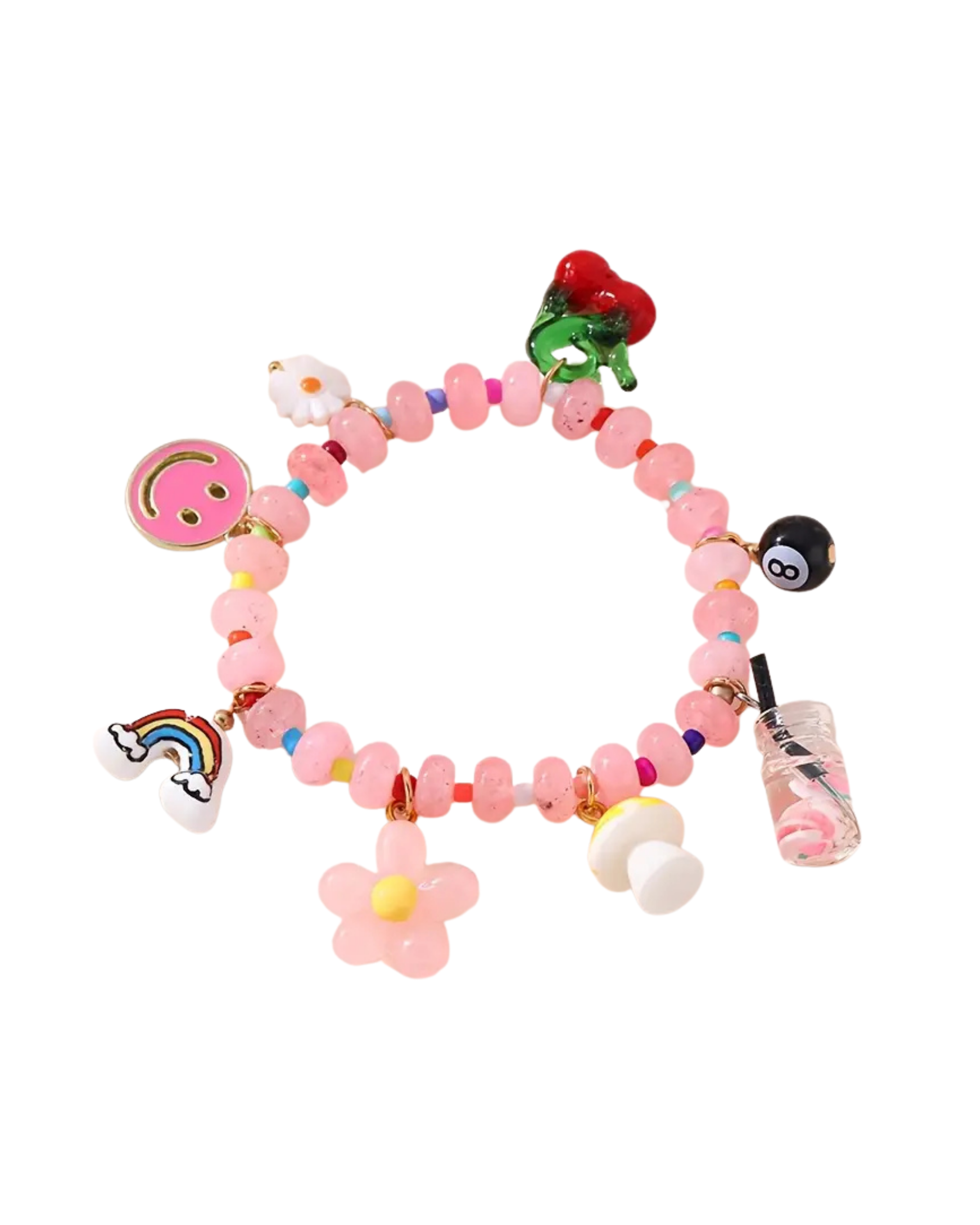 The " Charmer" Glass beaded charm bracelet - styles various