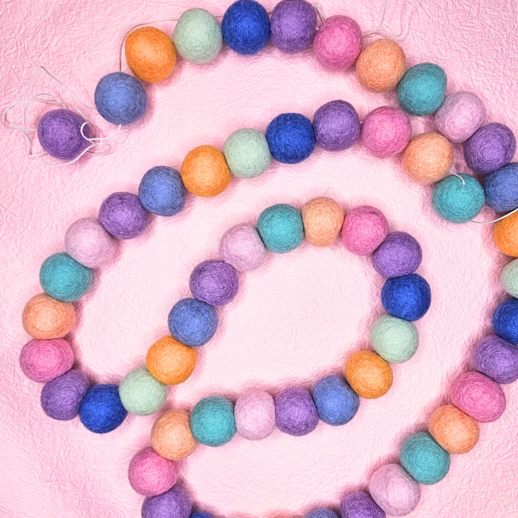 Fizzo Pom Pom Garland-Garlands-Little Fish Co.