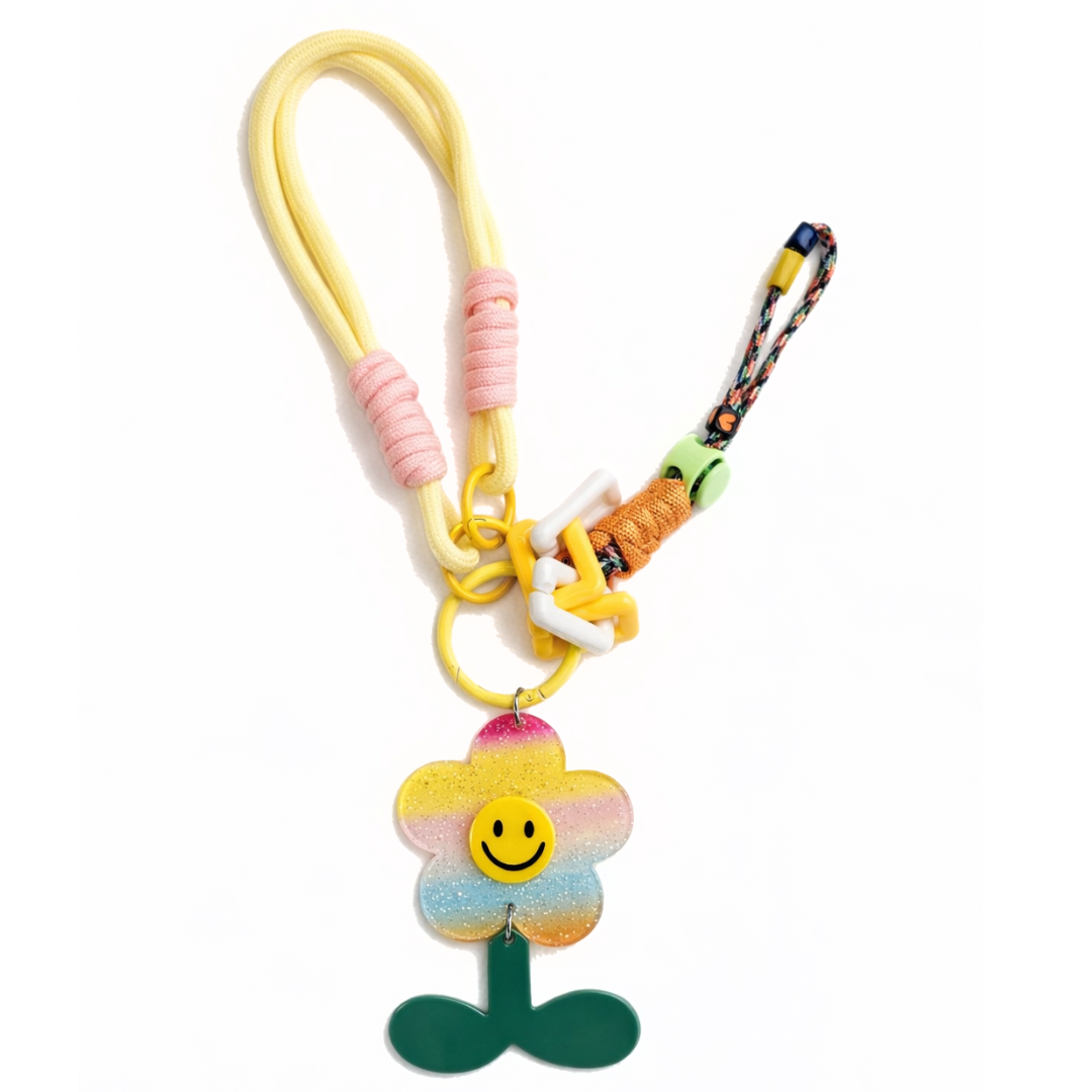 Flower with petals keycharm