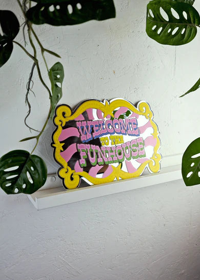The fun house mirror pink green-New Arrivals-Little Fish Co.