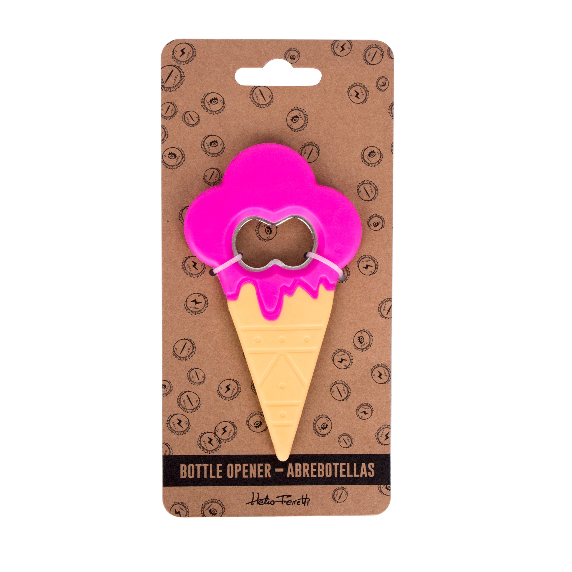 Ice cream bottle opener
