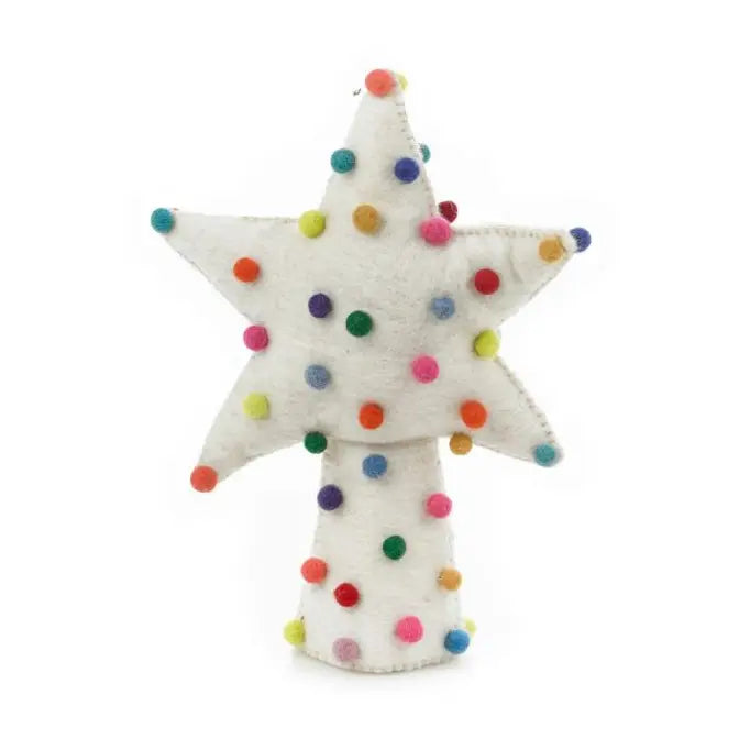Handmade felt Star Tree Topper