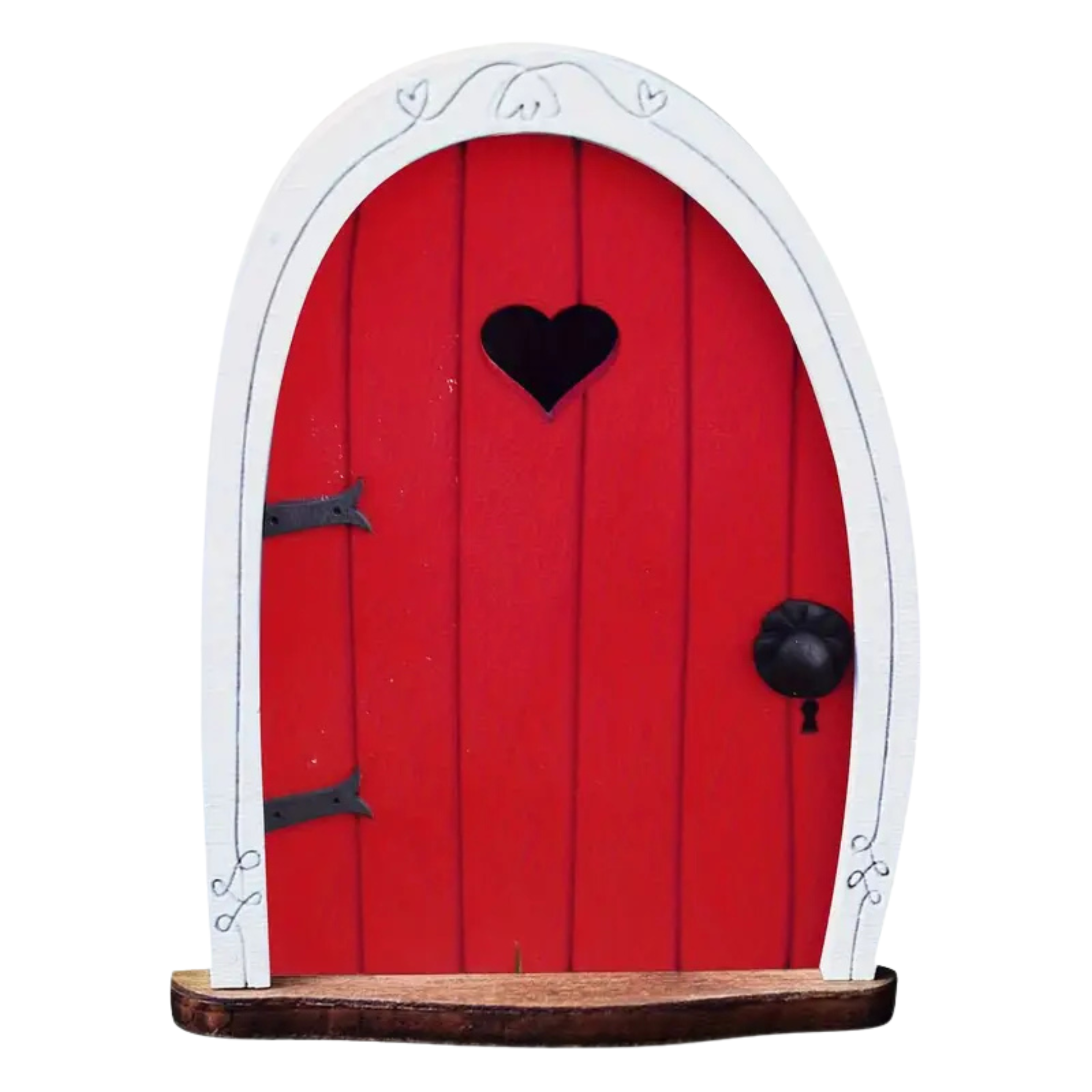 Arched fairy door lazer printed mdf colours assorted Little Fish Co.