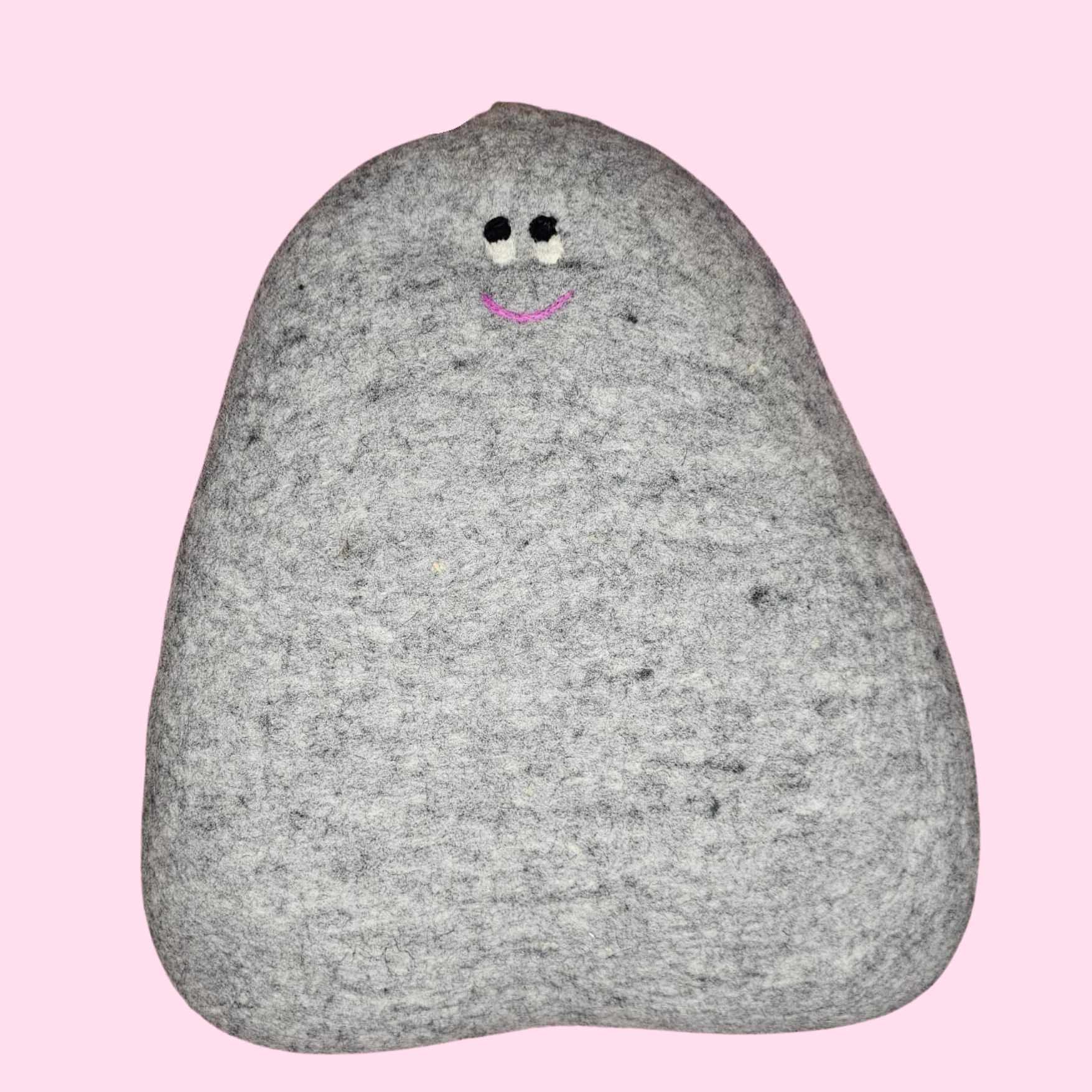 Pete the Pear Felt Cushion in Grey Marle-Wall Hooks-Little Fish Co.
