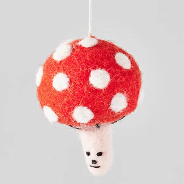 Handmade Mushroom Hanging Ornament-Top 30 Christmas-Little Fish Co.