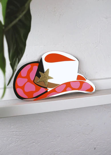 Rootin Tootin cowbow hat mirror-New Arrivals-Little Fish Co.