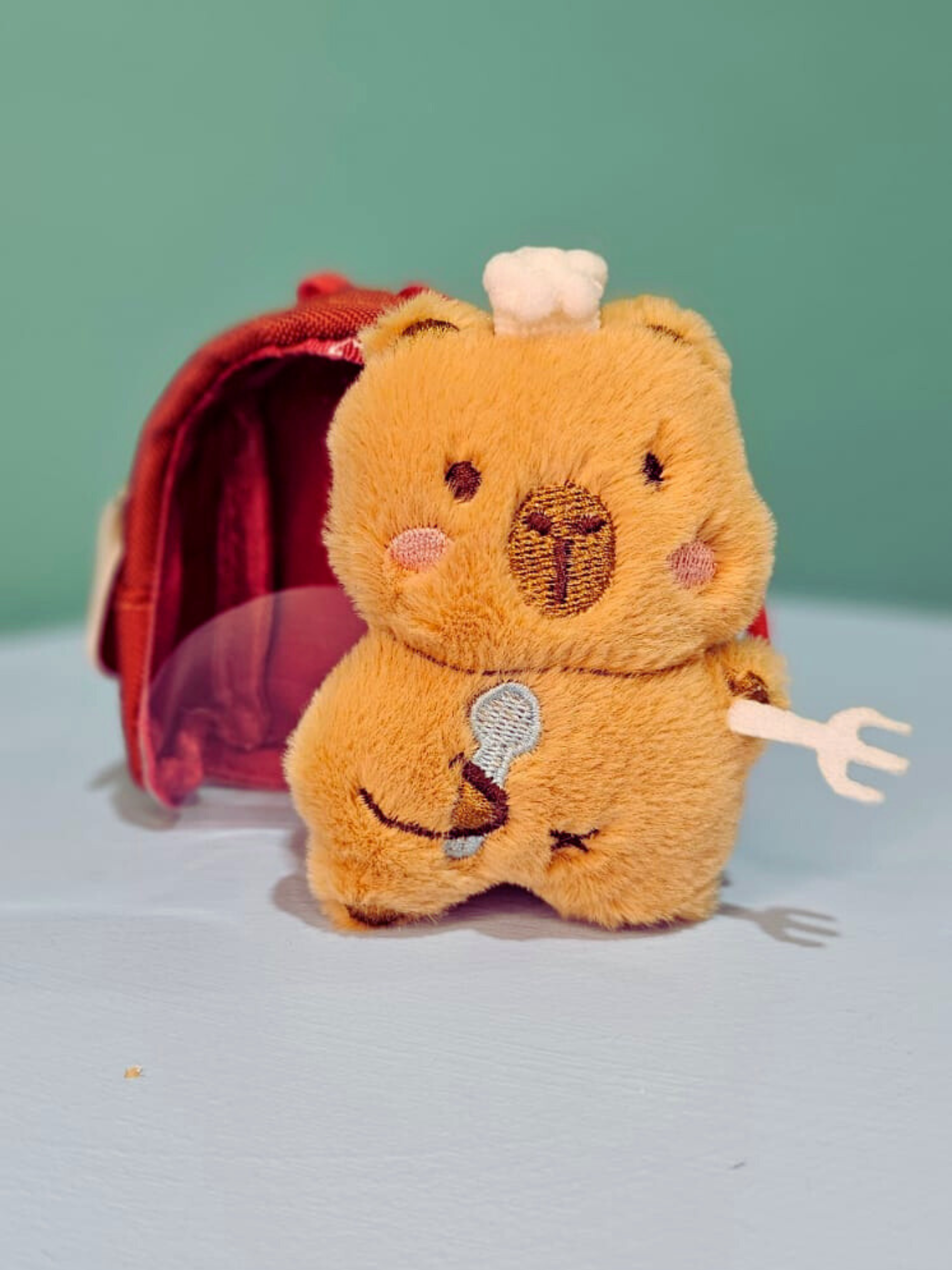 Adopt a Capybara with Backpack - colours assorted-Little Fish Co.