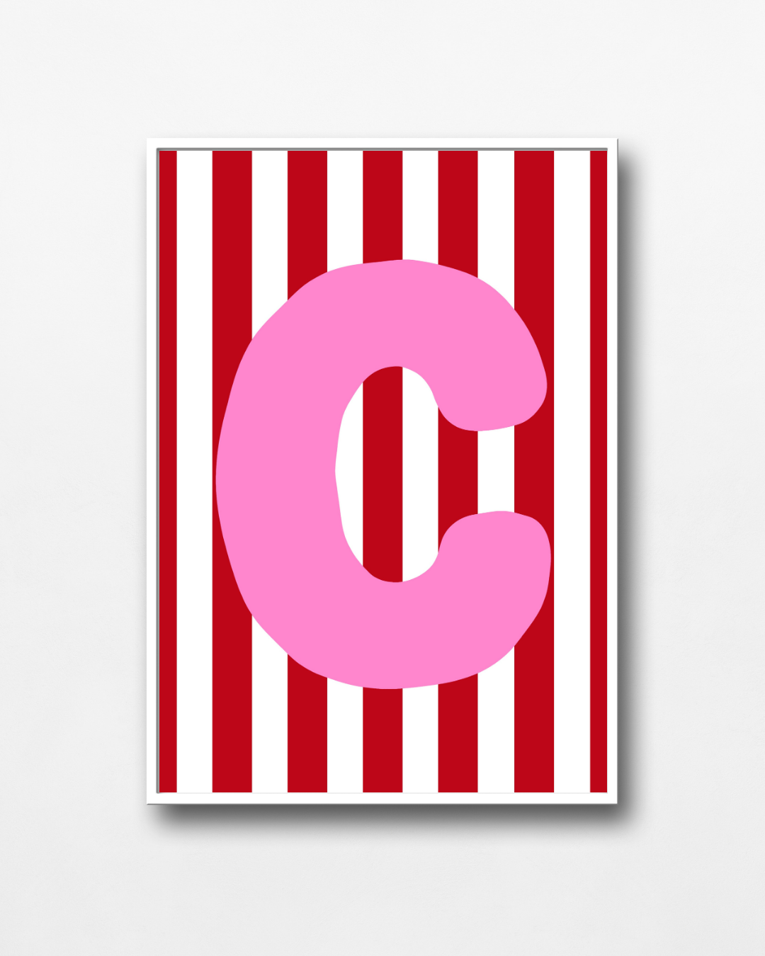 Circus Initial Print Letter C-Top 30 Art-Little Fish Co.
