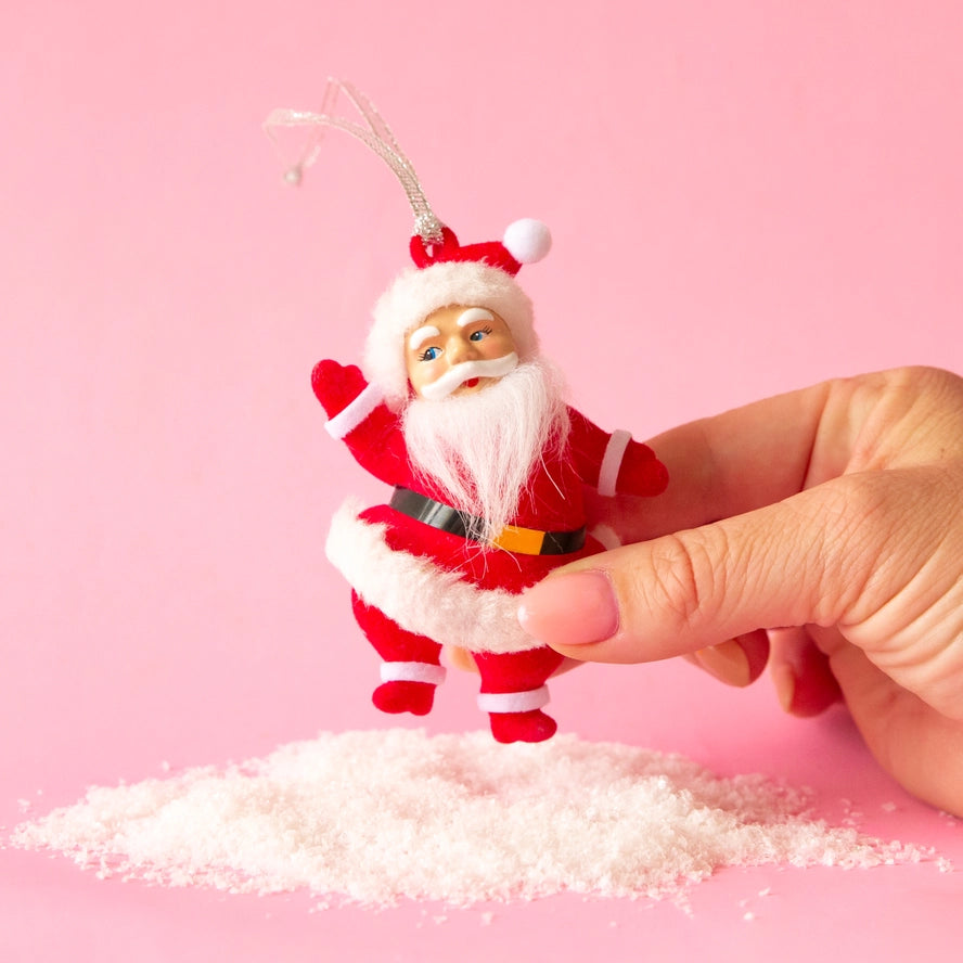 Retro Dancing Christmas Santa Ornament - Red-Top 30 Christmas-Little Fish Co.