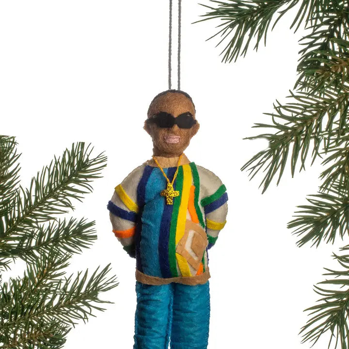 The Notorious B.I.G. felt ornament-Top 30 Christmas-Little Fish Co.