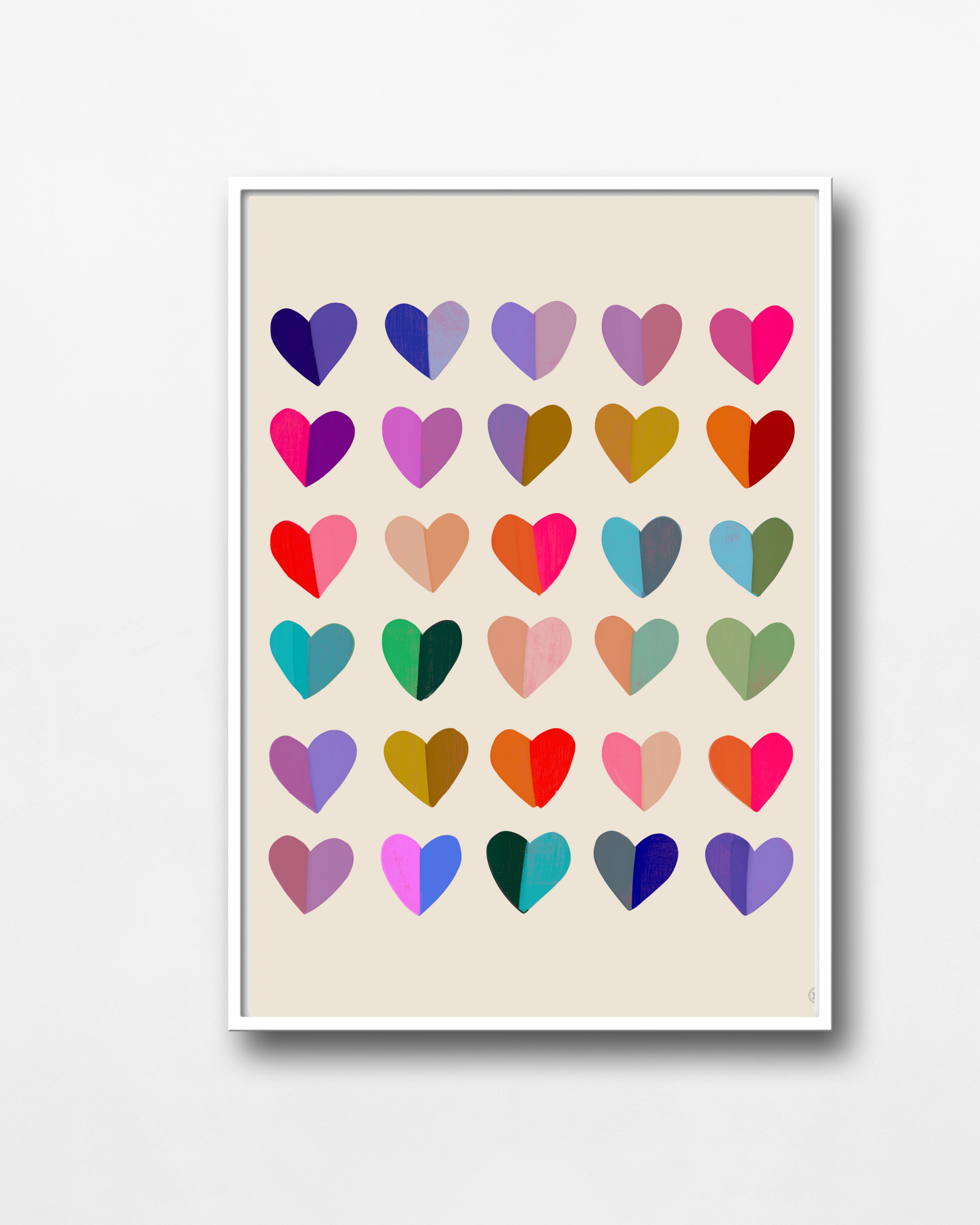 Hearts- Vicky Barone-Art-Little Fish Co.
