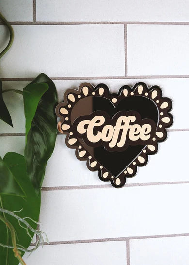 I heart Coffee Mirror-New Arrivals 2025-Little Fish Co.