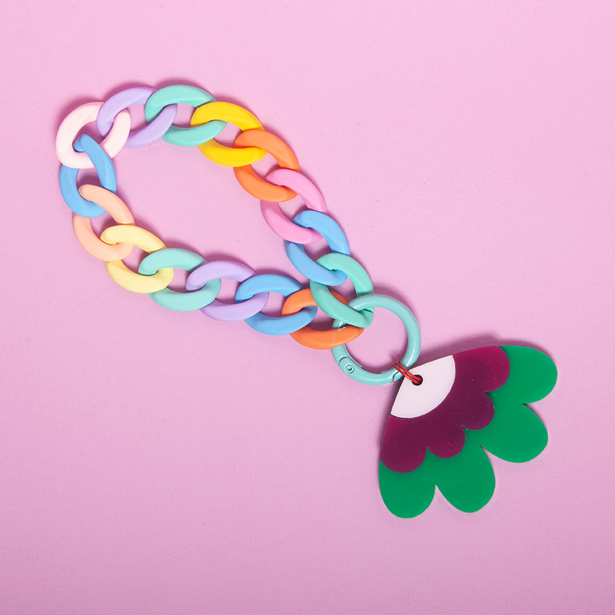 Tripple Petal Keychain - Various Colours-New Arrivals-Little Fish Co.